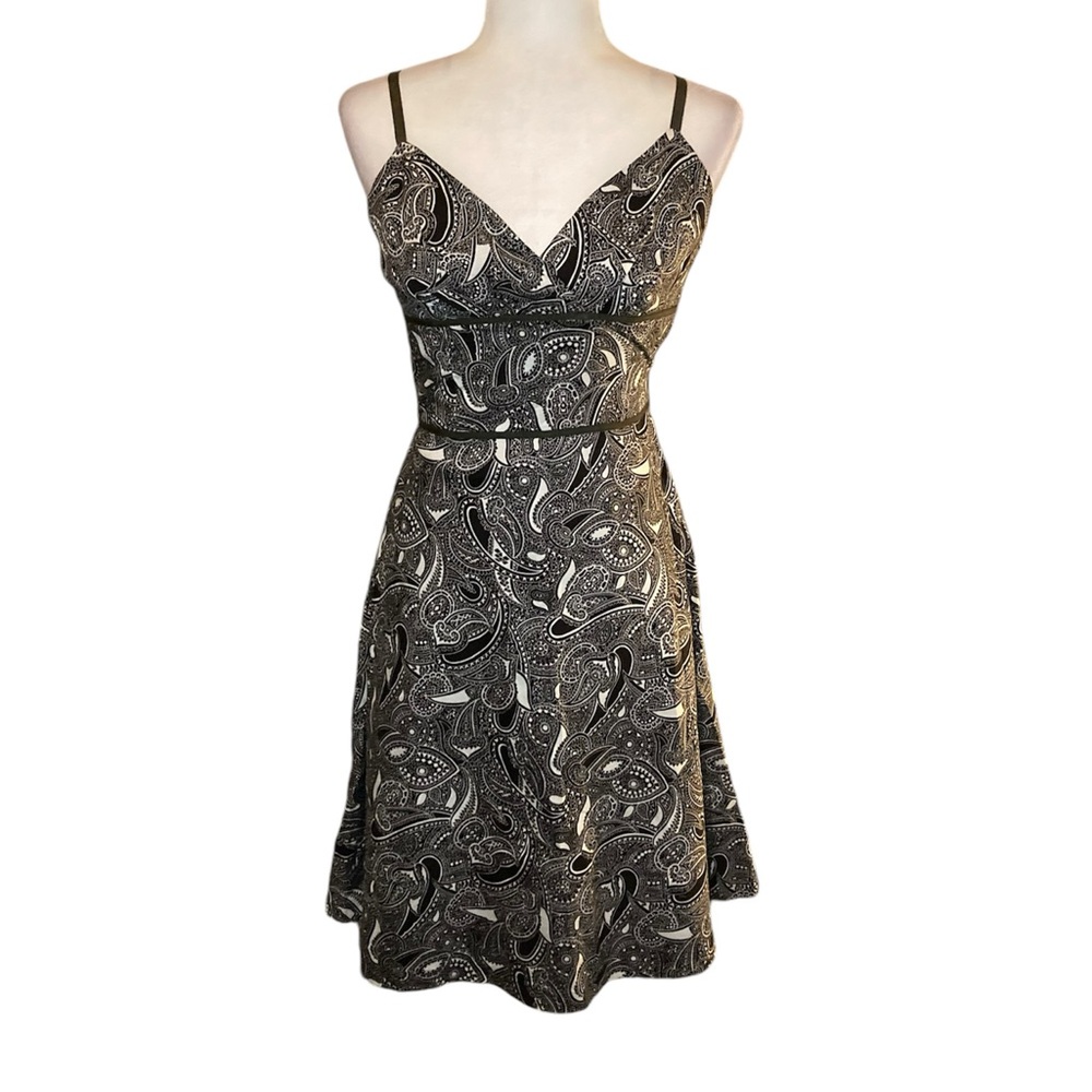 Paisley print dress